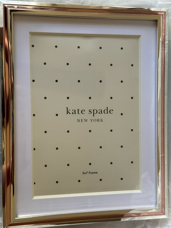 kate spade Other - kate spade Rose Gold and White Picture Frame